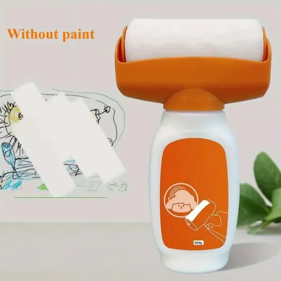 Trafalet cu Rezervor Integrat 2-in-1 | Vopsea Alba Lavabila 500g | Uscare 30 Min | Retusuri Rapide Interior - imagine 4